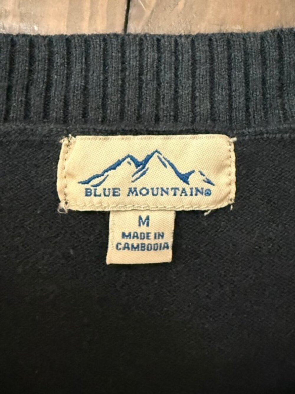 Blue Mountain Women's Pullover Crew Neck Sweater Black Size M NWT - Picture 4 of 5